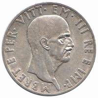 () Монета Албания 1939 год 100  ""   Биметалл (Серебро - Ниобиум)  AU
