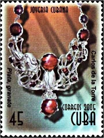 (№4762) Марка Куба 2005 год &quot;Ожерелье Карлос де ла Торре&quot;, Негашеная