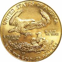 (2007w) Монета США 2007 год 25 долларов    AU