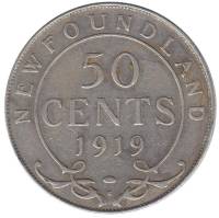 () Монета Ньюфаундленд 1919 год   ""     VF