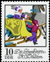 (1972-080) Марка Германия (ГДР) "Снежная королева (2)"    Сказки III Θ