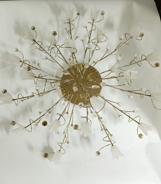 Люстра, 21 рожок, Китай (сост. на фото)