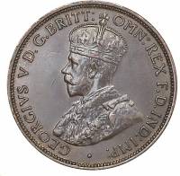 (№1923km13) Монета Джерси 1923 год 1/24 Shilling (усилитель)