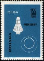 (1963-074) Марка Польша "Дружба 7"   Покорение космоса III Θ