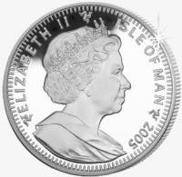 () Монета Остров Мэн 2005 год 1 крона ""   AU