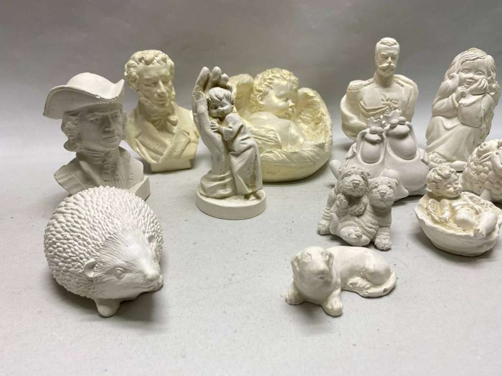 Сувенир гипсовая фигурка 12 шт