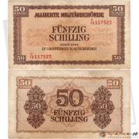 () Банкнота Австрия 1944 год 50  ""   VF