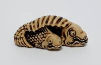 Нэцкэ "Рыбы", XIX в.,  6*2 см., Тайланд (сост. на фото)