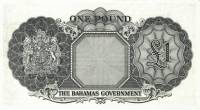 (№P-15d) Банкнота Багамские острова 1953 год 1 Pound "Багамский фунт"