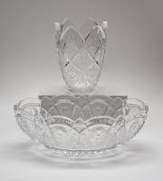 Конфетница и Ваза 16 см хрусталь СССР