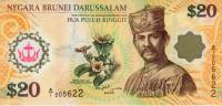 (№2007P-34a) Банкнота Бруней-Даруссалам 2007 год "20 Ringgit/Dollars"