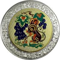 (2005) Монета Малави 2005 год 5 квача "Год крысы"  Медно-никель, покрытый серебром  PROOF
