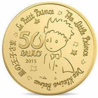 (№2015) Монета Франция 2015 год 50 Euro (Важное значение в невидимом)