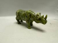 Статуэтка натуральный камень носорог