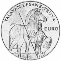 1999 Монета Турция 1999 год 500000 лир Троянский конь  Медь-Никель  UNC