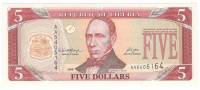 Банкнота Либерия 2006 год 5 долларов Эдвард Джеймс Рой   UNC