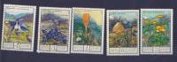(1976-109-113) Серия Набор марок (5 шт) СССР    Цветы гор Кавказа III O