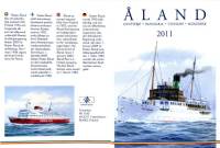 (2011, 8 монет + марка) Набор монет Финляндия 2011 год "Аландские острова"   Буклет с маркой