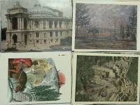 Набор открыток 100 шт архитектура живопись фотография