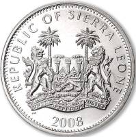 () Монета Сьерра-Леоне 2008 год 1  ""   Медь-Никель  UNC