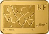 (№2010km1707) Монета Франция 2010 год 100 Euro (Жорж Брак)