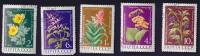1972-017-21  Серия Набор марок (5 шт) СССР   Лекарственные растения II Θ