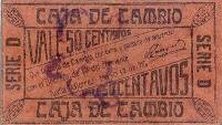 (№1915P-S520a) Банкнота Мексика 1915 год "50 Centavos"