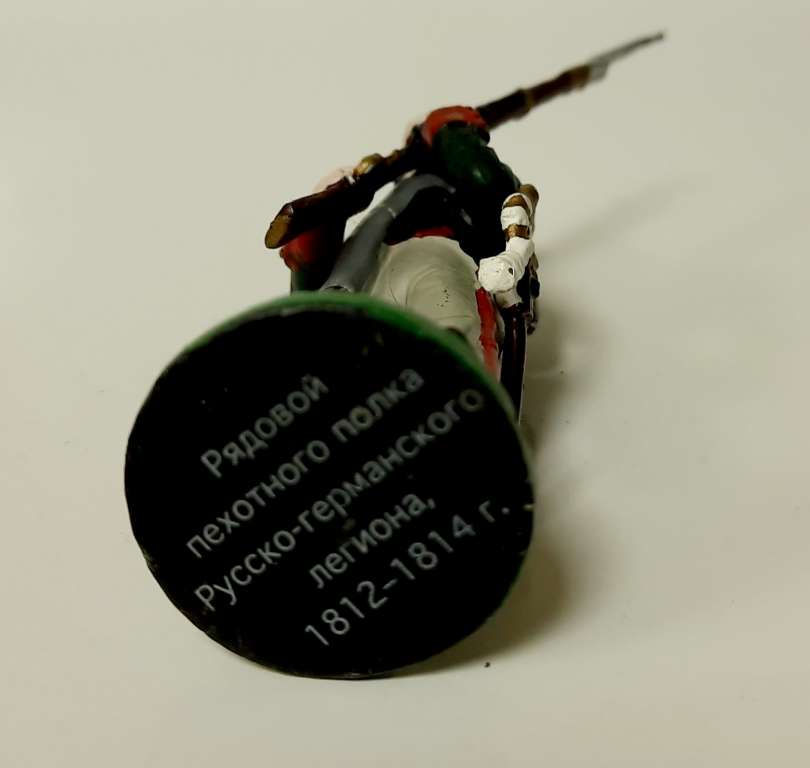 Оловянный солдатик &quot;Рядовой пехотного полка, 1812 г.&quot;