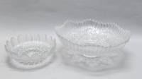 Салатник Фруктовница 2 шт красивые стекло 