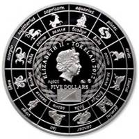 () Монета Токелау 2012 год 5 доллара ""  Биметалл (Серебро - Ниобиум)  UNC