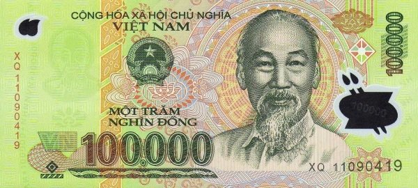 (№2011P-122h) Банкнота Вьетнам 2011 год &quot;100,000 Đồng&quot;