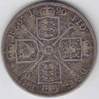 () Монета Великобритания 1890 год   ""     VF