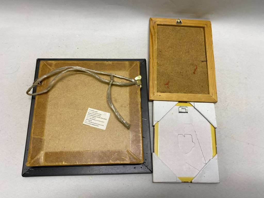 Картина интерьерная 3 шт, набор мини картин в раме