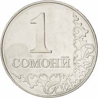 (№2011km27) Монета Таджикистан 2011 год 1 Somoni