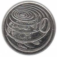 (№1999km133) Монета Каймановы острова 1999 год 10 Cents (Бисса)