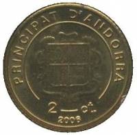() Монета Андорра 2006 год 2  ""    AU