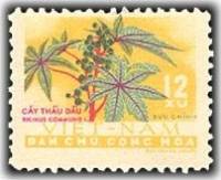 (1962-008) Марка Вьетнам "Клещевина"   Растения II Θ