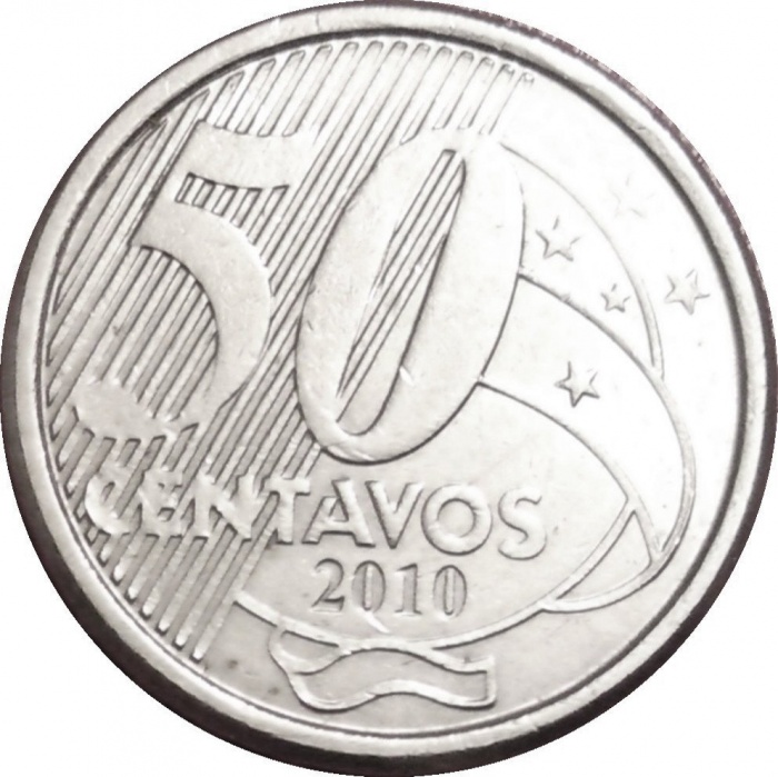  Монета Бразилия 2003 год 500     Сталь  UNC