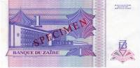 (,) Банкнота Заир 1993 год 1 новый заир "Мобуту Сесе Секо"   UNC