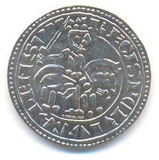 (2009) Монета Португалия 2009 год 1,5 евро &quot;Золотой Морабитино короля Санчо II&quot;  Медь-Никель  UNC