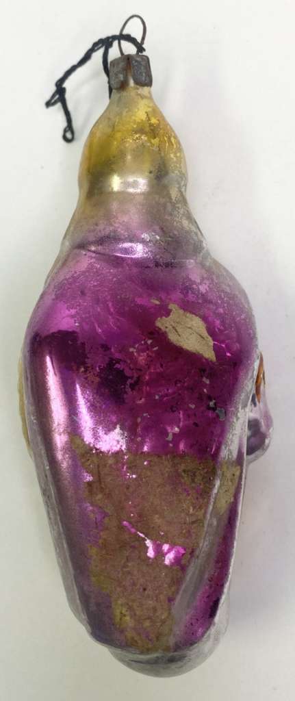 Елочная игрушка Черномор стекло СССР 