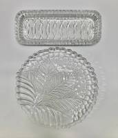 Блюдо + рыбница, стекло