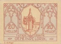 (№1920) Банкнота Австрия 1920 год "20 Heller"