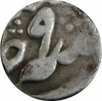 (№1765km81.1) Монета Индия 1765 год ⅛ Rupee (Шах Алам II в)