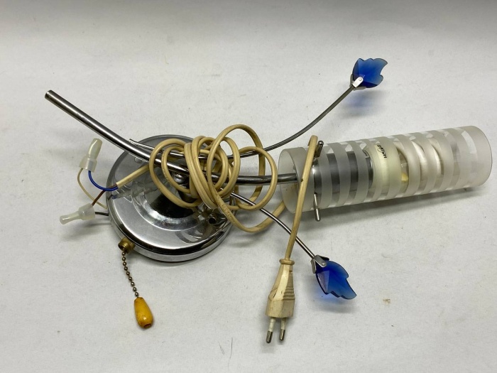 Бра настенное стекло металл