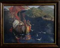 Набор картин, 5 шт., (сост. на фото)