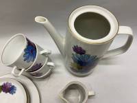 Кофейный сервиз на 4 персоны COLDITZ ГДР, 11 предметов
