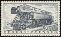 (1956-045) Марка Чехословакия "Локомотив 447.0"    Локомотивы III Θ