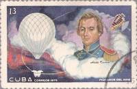 (1970-030) Марка Куба "Адольфо Теодор"    Пионеры авиации II Θ