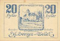 (№1920) Банкнота Австрия 1920 год "20 Heller"